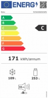 Lednice Beko RCNA406E60WN energetický štítek new